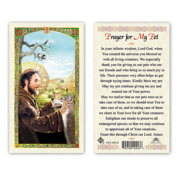 St Francis - Prayer for My Pet
