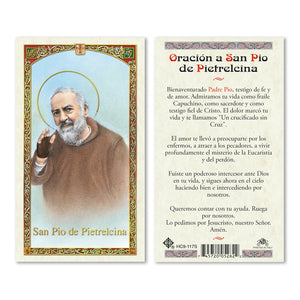 Prayer to Padre Pio - Spanish