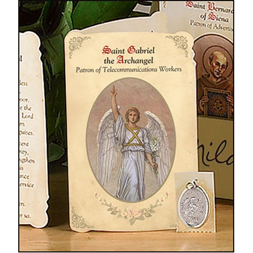 St. Gabriel the Archangel (Telecommunications) Patron Saint Medal Holy Card