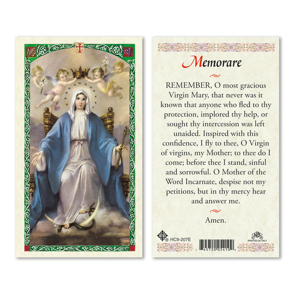 Memorare - English – The Catholic Gift Store