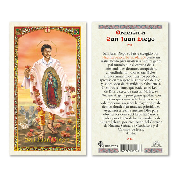 Prayer to St Juan Diego - Spanish