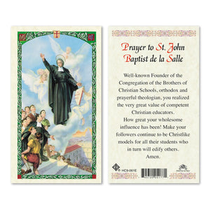 Prayer to St John Baptist de La Salle