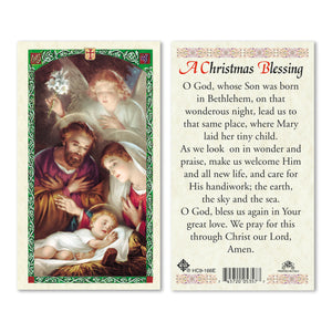 A Christmas Blessing Prayercard