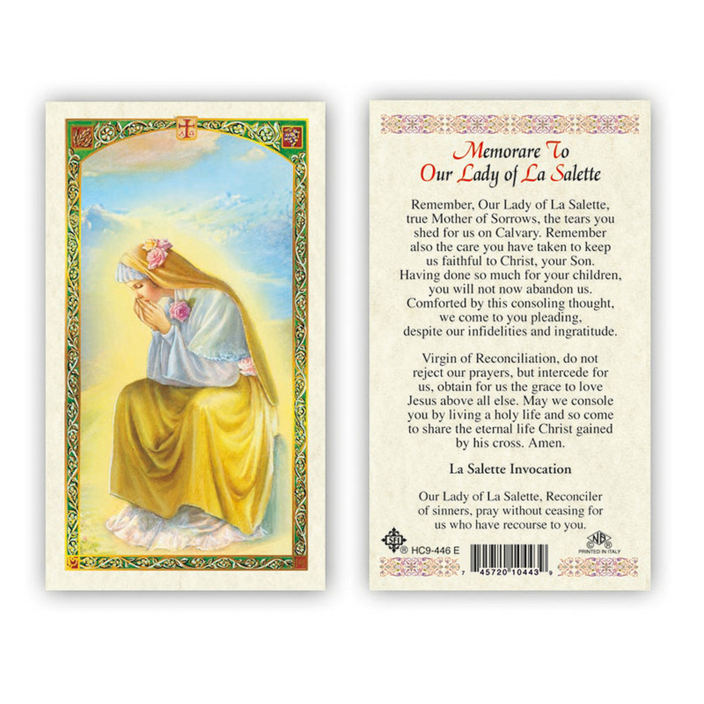 Memorare to Our Lady of La Salette – The Catholic Gift Store