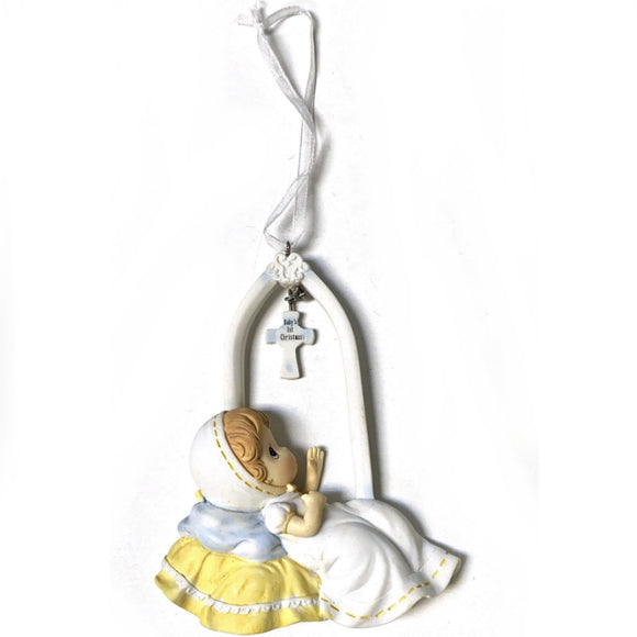 Precious Moments Baby's First Christmas Ornament