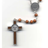 Light Brown St. Benedict Rosary