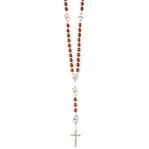 Brown Wood Unity Rosary