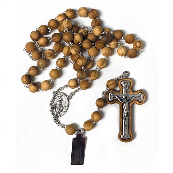 8mm Olivewood Rosary