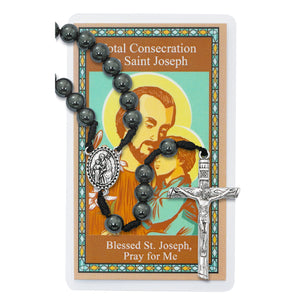 St. Joseph Hematite Rosary