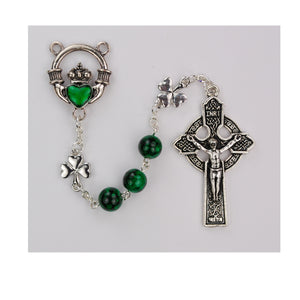 Green Shamrock Rosary