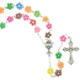 Flower Bead First Communion Rosary