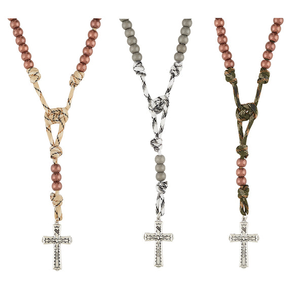 Paracord Camouflage Rosaries