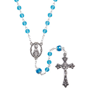 March Birthstone Rosary