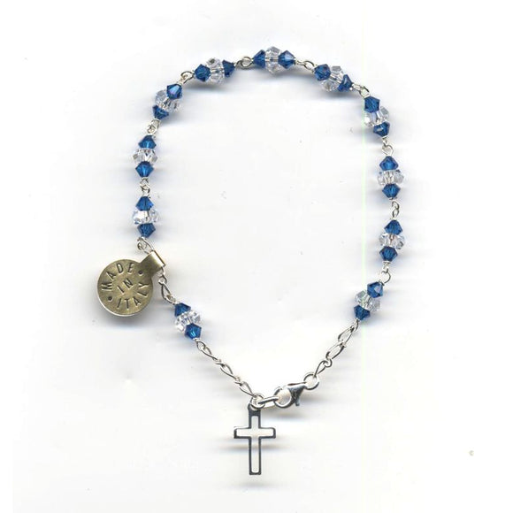 Swarovski Blue Crystal Decade Bracelet