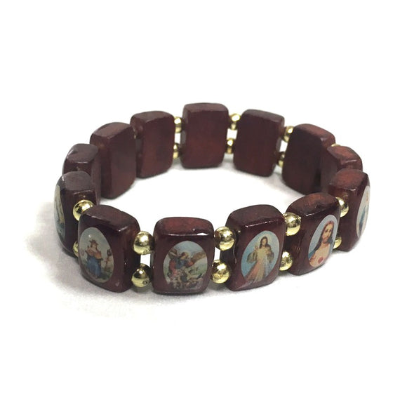Wood Saints Bracelet - Small Beads