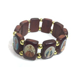 Wood Saints Bracelet - Large Beads