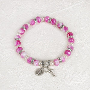 Hot Pink Stretch Bracelet