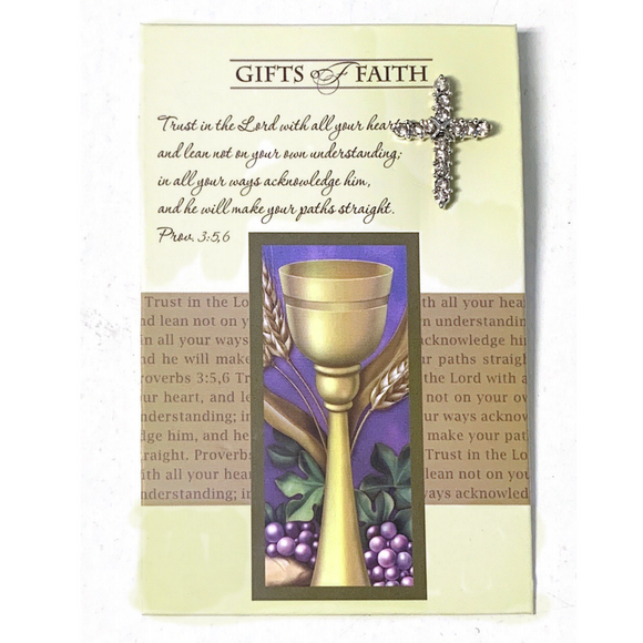 Girl's First Communion Carded Pin