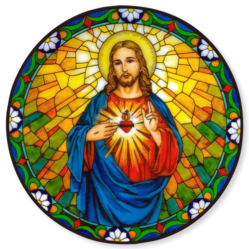 Sacred Heart of Jesus Static Sticker