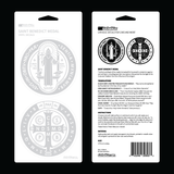 St. Benedict Medal Double Car Decal