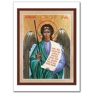 Blank Greeting Card - Guardian Angel