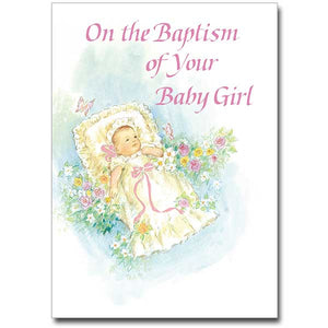 On The Baptism of Your Baby Girl Card