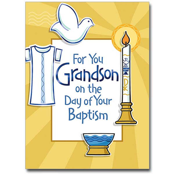 For You Grandson on the Day of Your Baptism