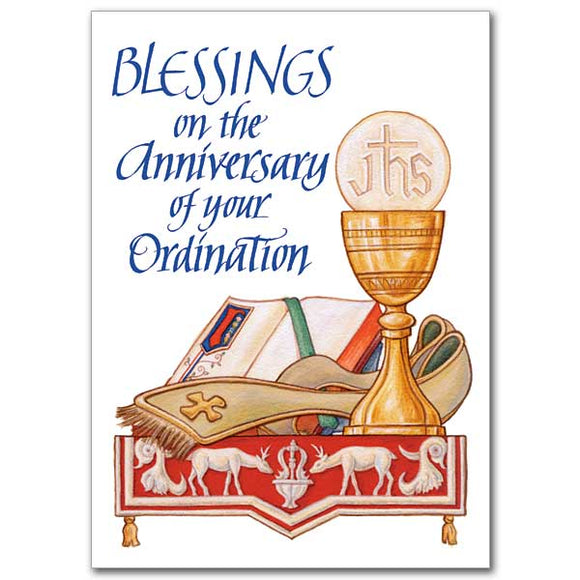Blessings on the Anniversary of Your Ordination