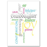 Fruits of the Spirit Granddaughter Card
