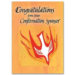 Congratulations from Your Confirmation Sponsor