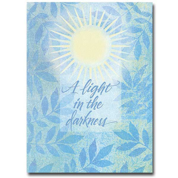 A Light in the Darkness Sympathy Card