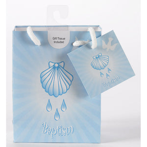 Blue Baptism Gift Bag