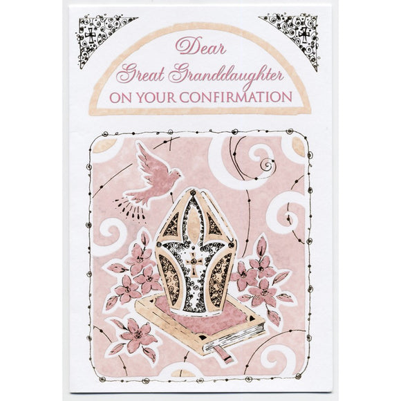 Great Grandaughter Confirmation Card
