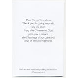 Great Grandson First Communion Card