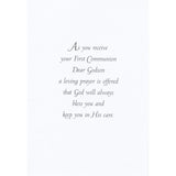 Dear Godson First Communion Card