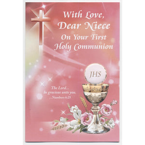 Dear Niece First Holy Communion Card
