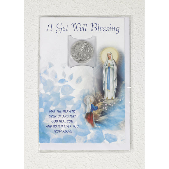 Get Well Blessing Card and Token
