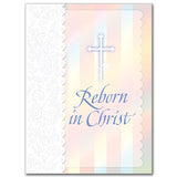 Reborn in Christ Baptism Card