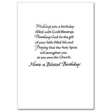 Blessings for a Special Priest Birthday Card