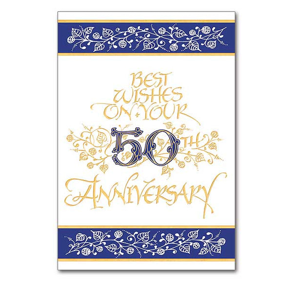 Best Wishes on Your 50th Anniversary