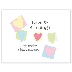 Love and Blessings Baby Shower Invitations
