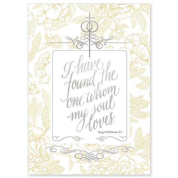I Have Found the One Wedding Congratulations Card