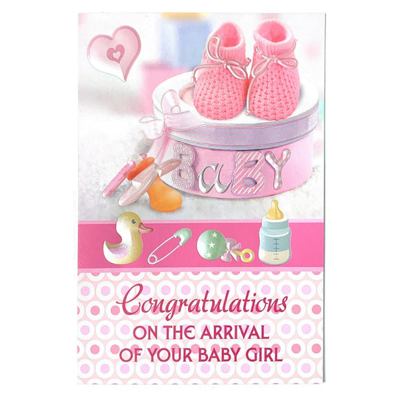 Baby Rattle Congratulationsimage Congratulations On Your Baby Girl Card