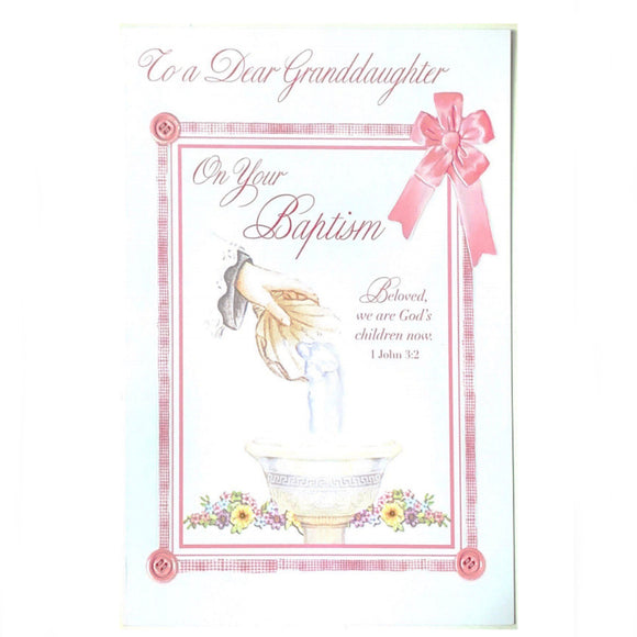To a Dear Granddaughter On Your Baptism