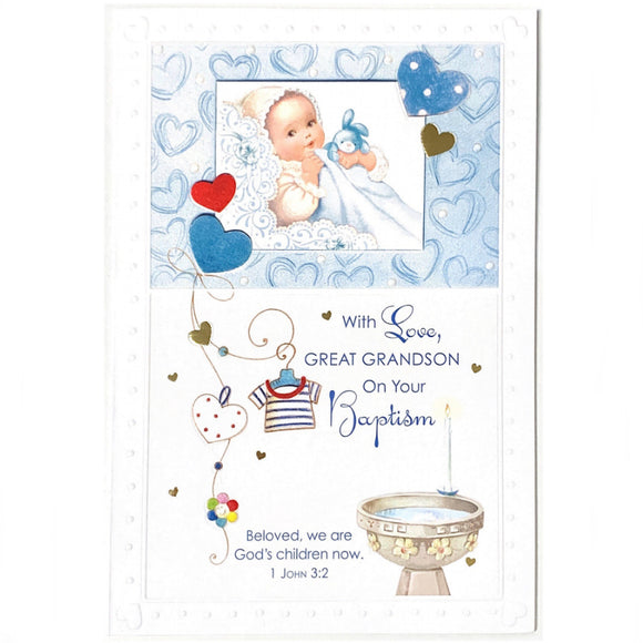 With Love, Great Grandson On Your Baptism