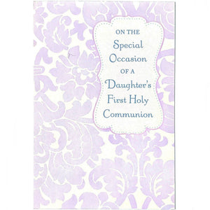 On the Special Occasion of a Daughter's First Holy Communion