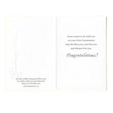 On Your First Communion Pink Card