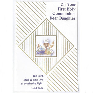 On Your First Holy Communion, Dear Daughter