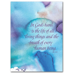 In God's Hand… Sympathy Card