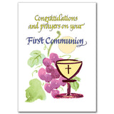 Congratulations and Prayers on Your First Communion Card
